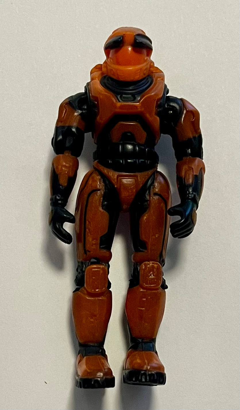 Joyride Studios Halo Mini Series Slayer Orange Spartan 3” Action Figure (Used)
