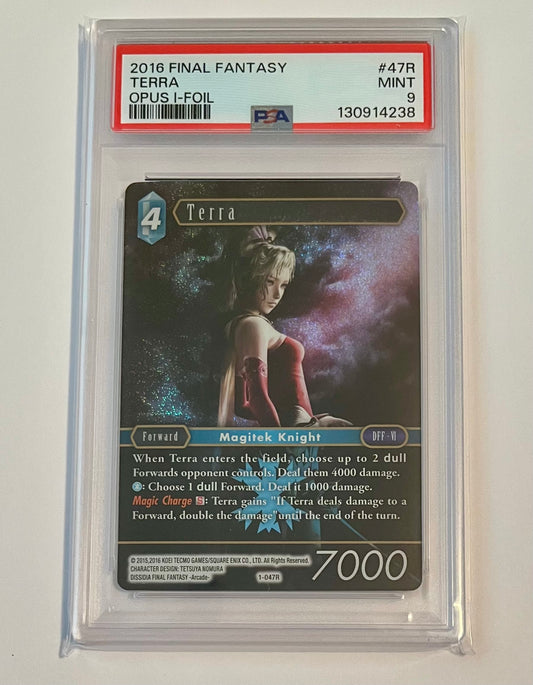 2016 Final Fantasy TCG VI Terra #47R Opus I Foil MINT (PSA 9)