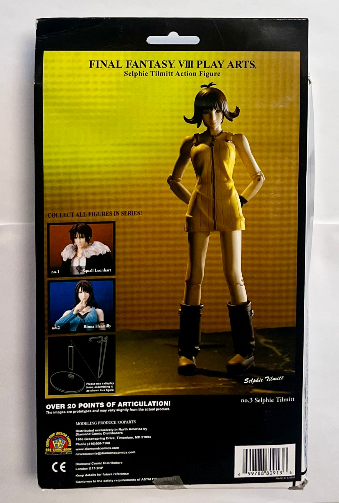 Play Arts Final Fantasy VIII (8) Selphie Tilmitt Action Figure (C Condition)