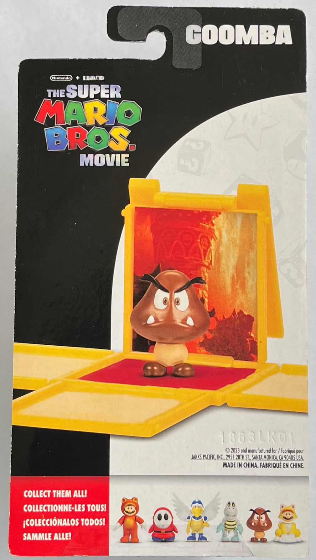 Jakks The Super Mario Bros. Movie Goomba Mini Figure