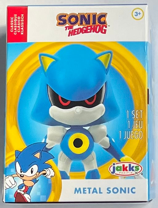 Jakks Sonic 2.5" Inch Boxed Classic Metal Sonic Figure