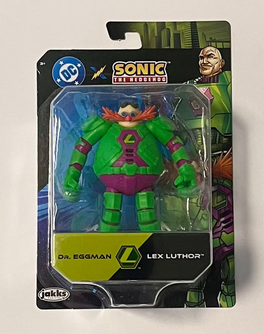 Jakks DC Sonic 2.5" Dr. Eggman as Lex Luthor Articulated Action Figure