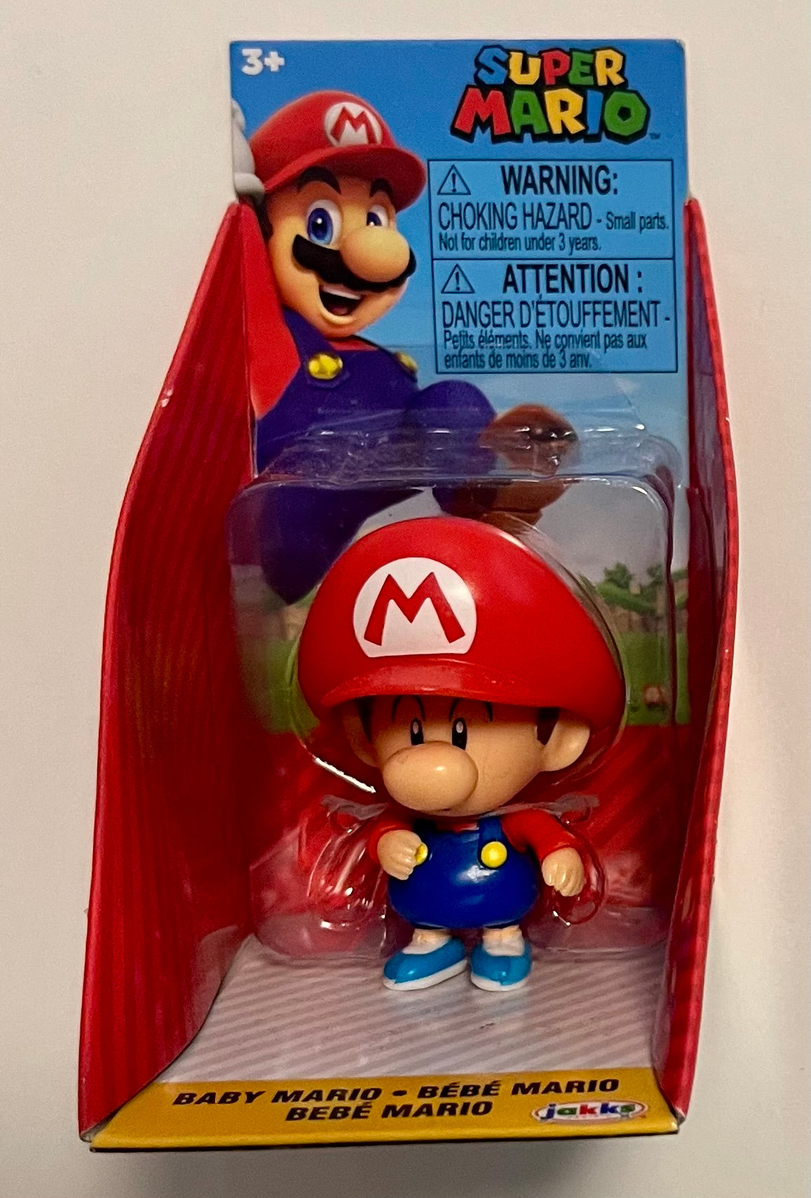 Jakks Super Mario Baby Mario 2.5” Inch Articulated Figure Checklane