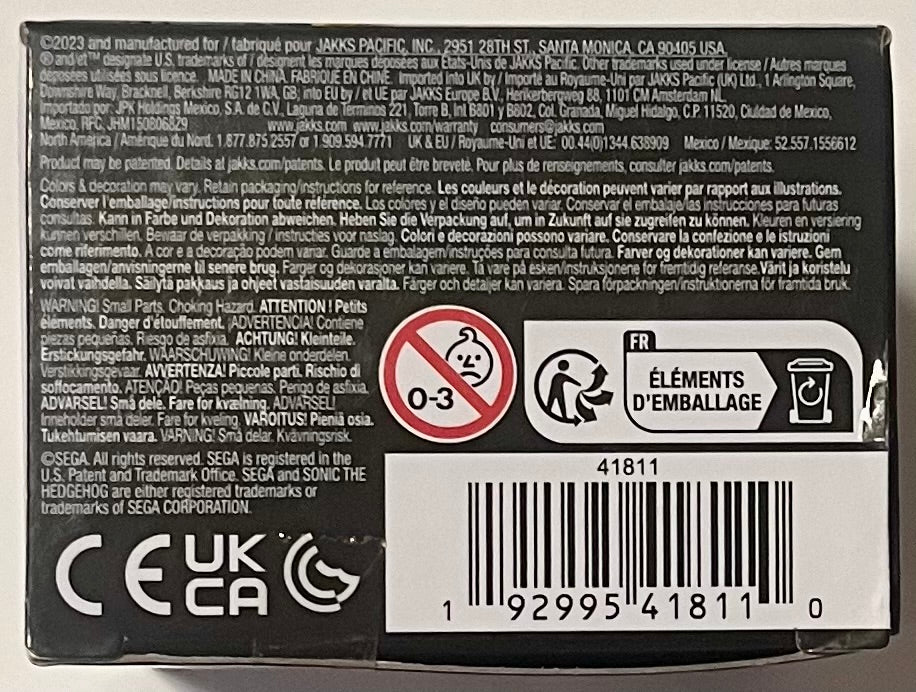 Jakks Sonic 2.5" Inch Boxed Dark Chao Figure Wave 12 Checklane