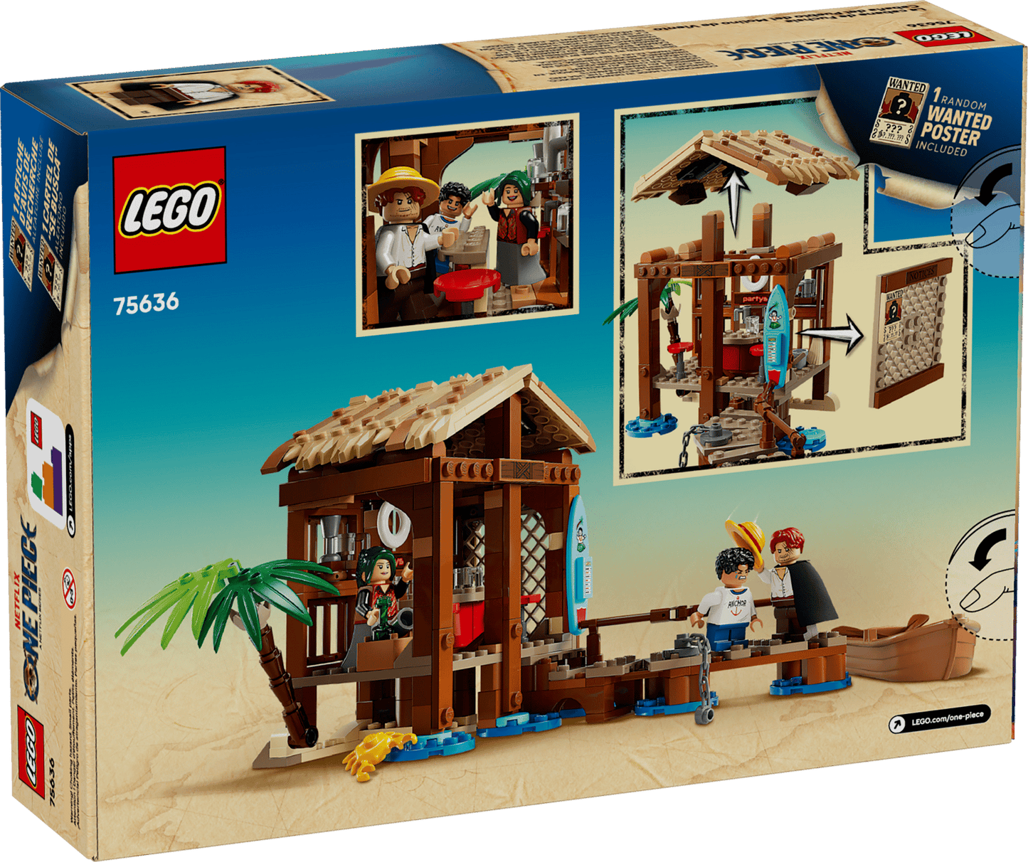 LEGO Netflix ONE PIECE Windmill Village Hut 75636