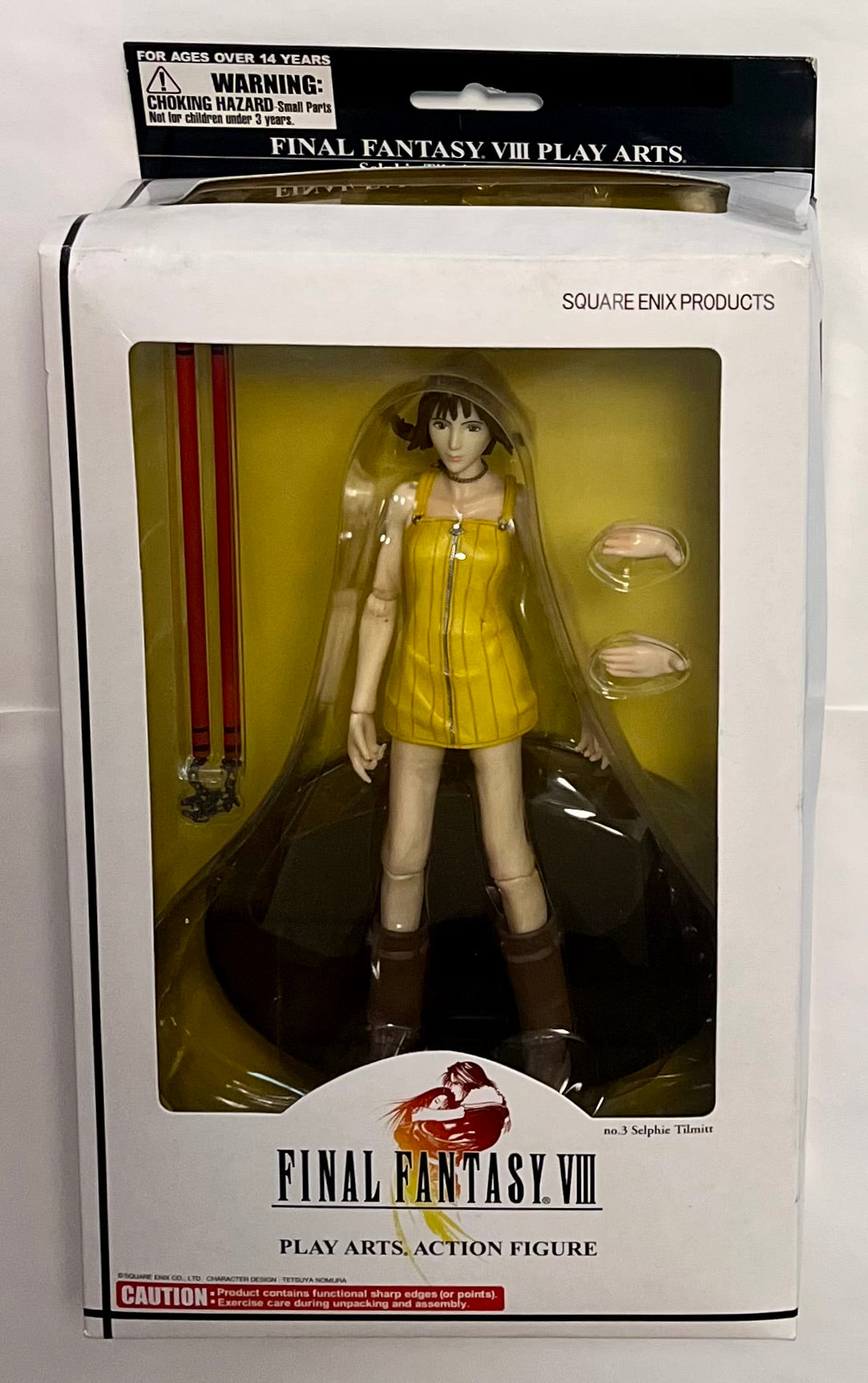 Play Arts Final Fantasy VIII (8) Selphie Tilmitt Action Figure (B Condition)