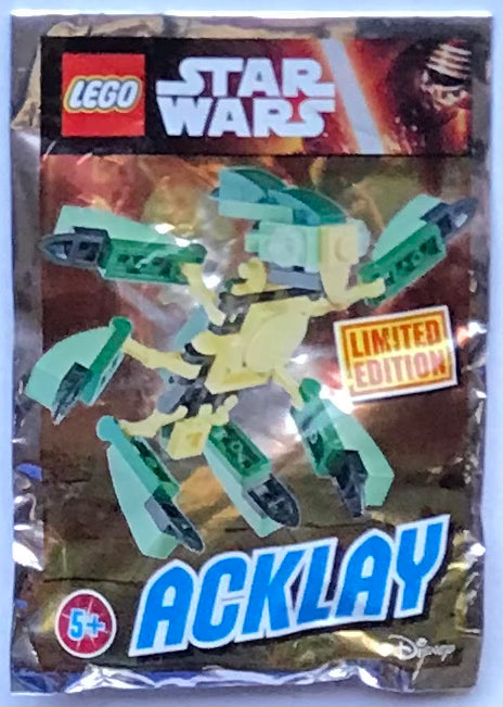 LEGO Star Wars Limited Edition Acklay Foil Pack Bag Build Set 911612