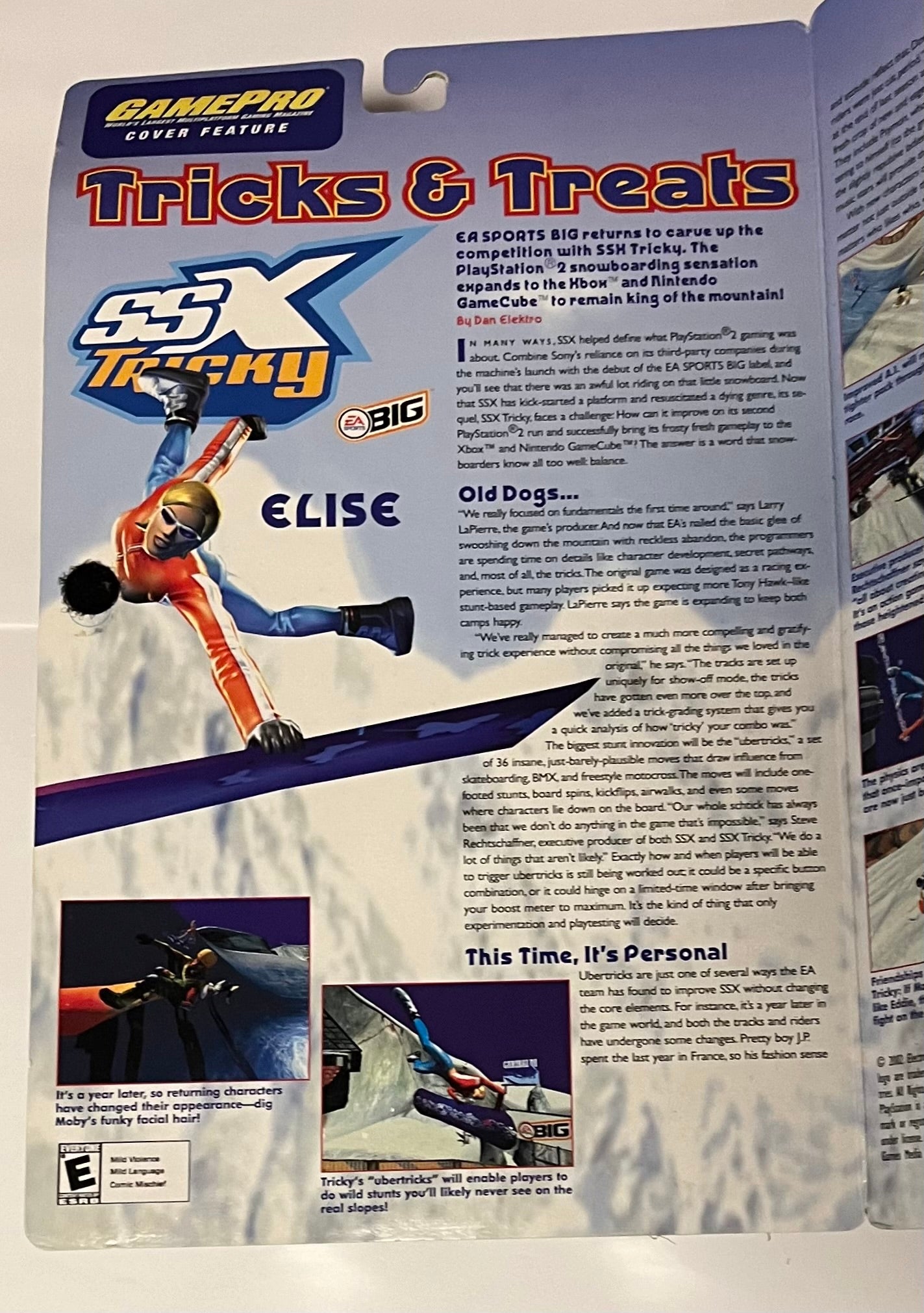Joyride Studios SSX Tricky GamePro Series 1 Elise Figure (B Condition)