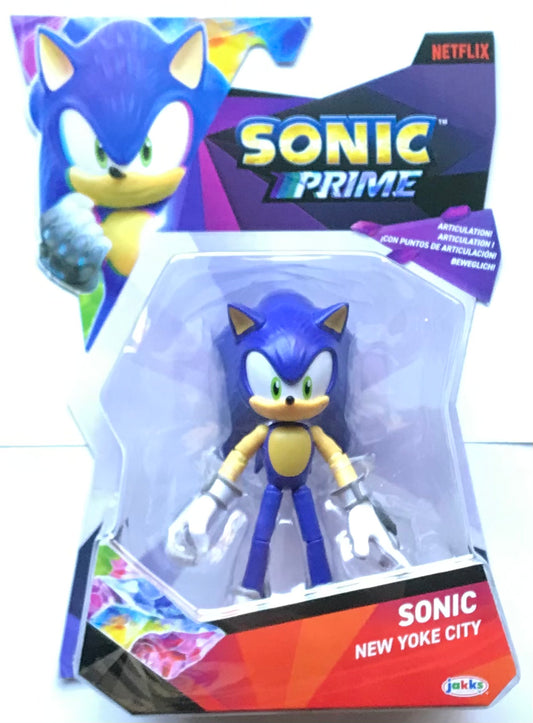 Jakks Netflix Sonic Prime Sonic New Yoke City 5” Inch Figure