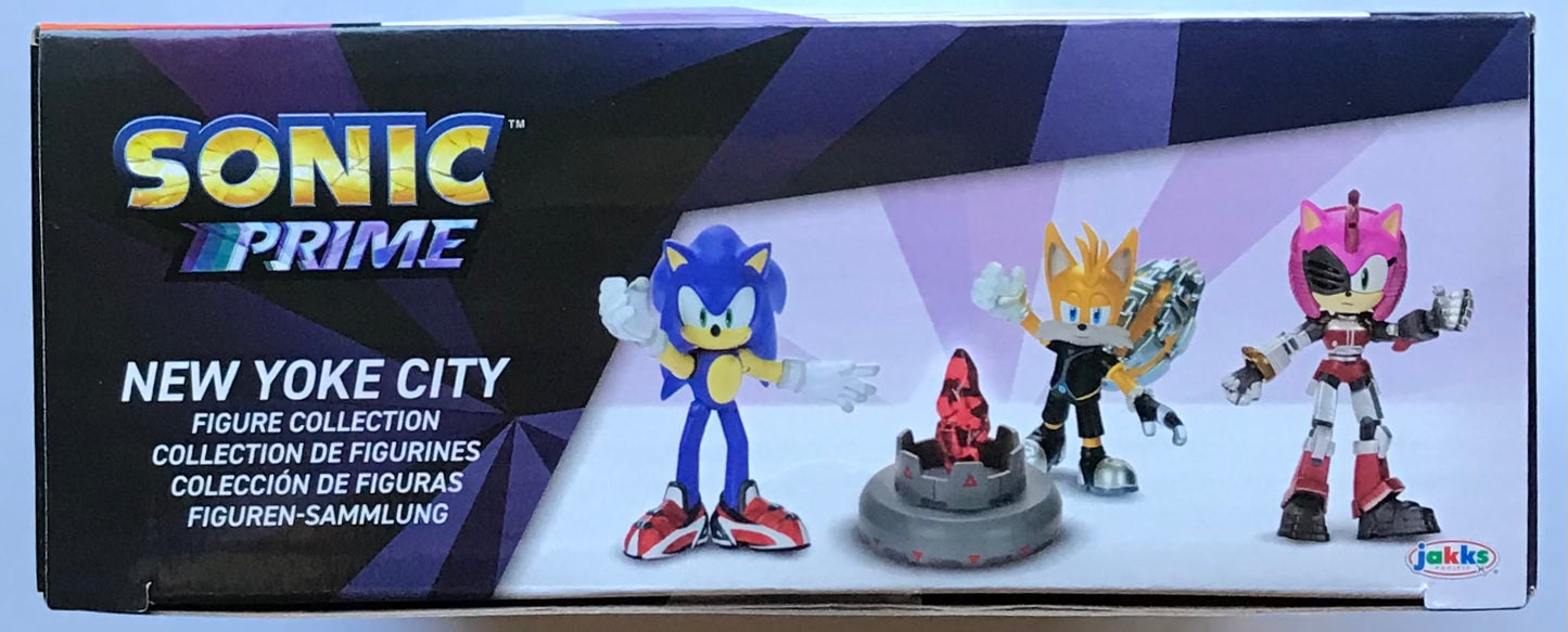 Jakks Netflix Sonic Prime New Yoke City 3” In Figure 3-Pack