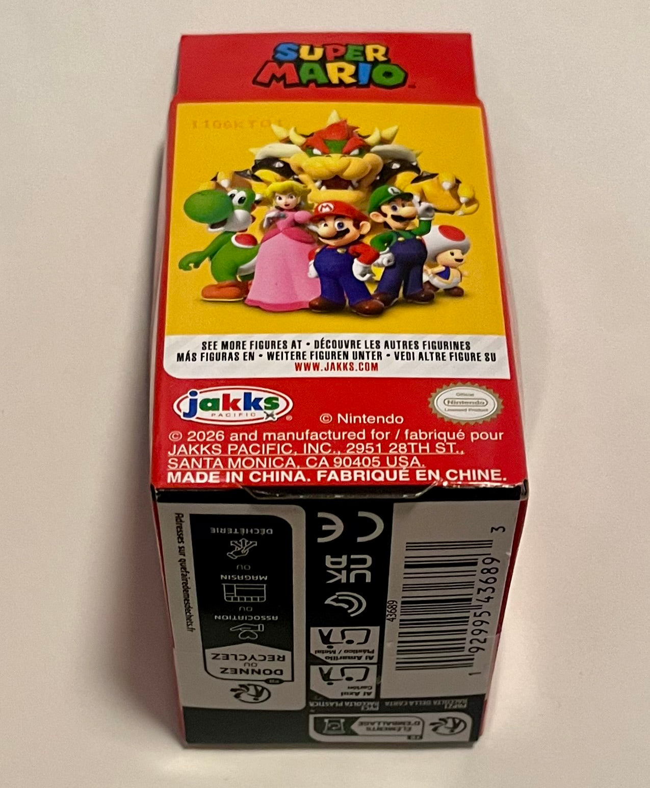 Jakks Super Mario Baby Mario 2.5” Inch Articulated Figure Checklane