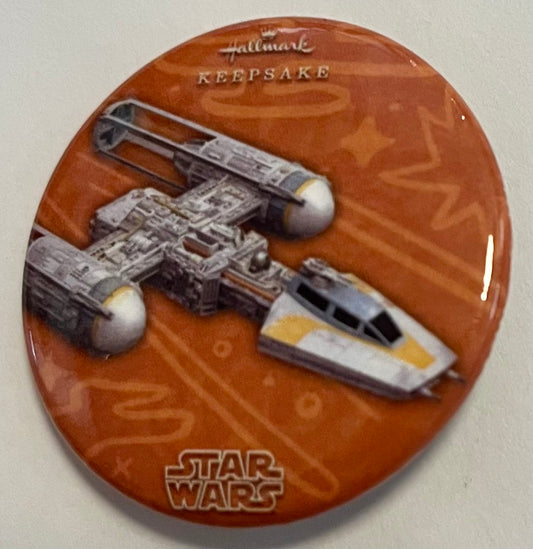 2019 SDCC Hallmark Star Wars Y-Wing Keepsake Pin Button