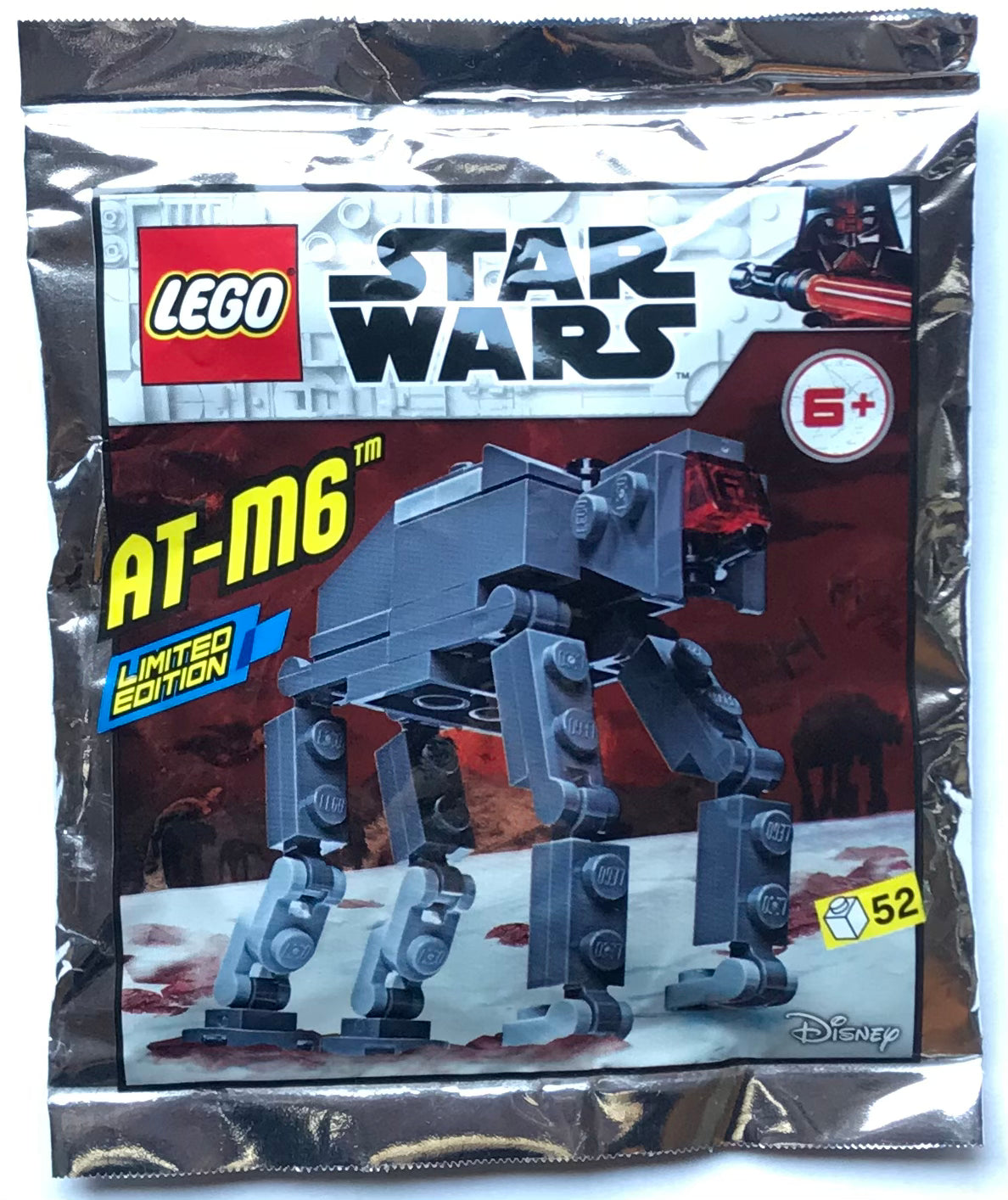 LEGO Star Wars Limited Edition AT-M6 Foil Pack Bag Build Set 911948