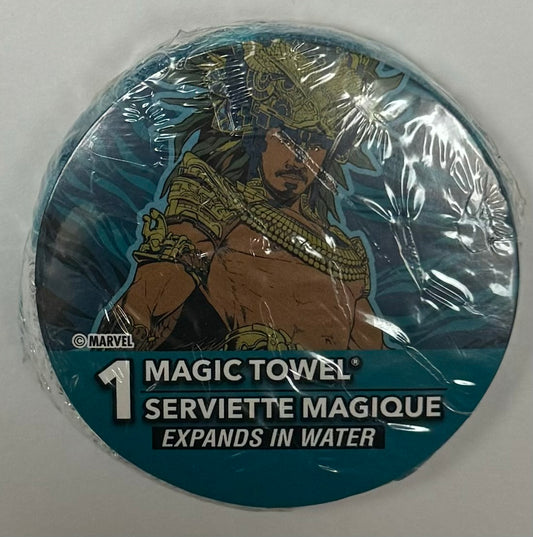 Peachtree Playthings Marvel King Namor Magic Towel Serviette Magique (Expands in Water)