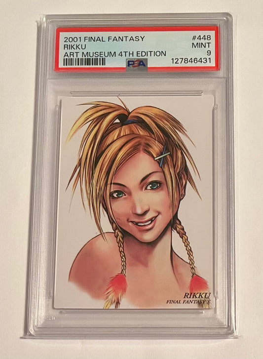 2001 Final Fantasy X Art Museum Rikku 4th Edition #448 MINT (PSA 9)