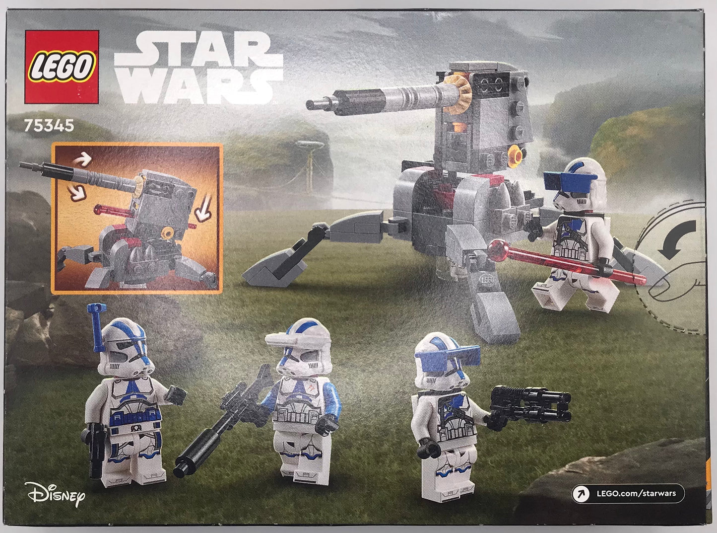 LEGO Star Wars 501st Clone Troopers Battle Pack #75345