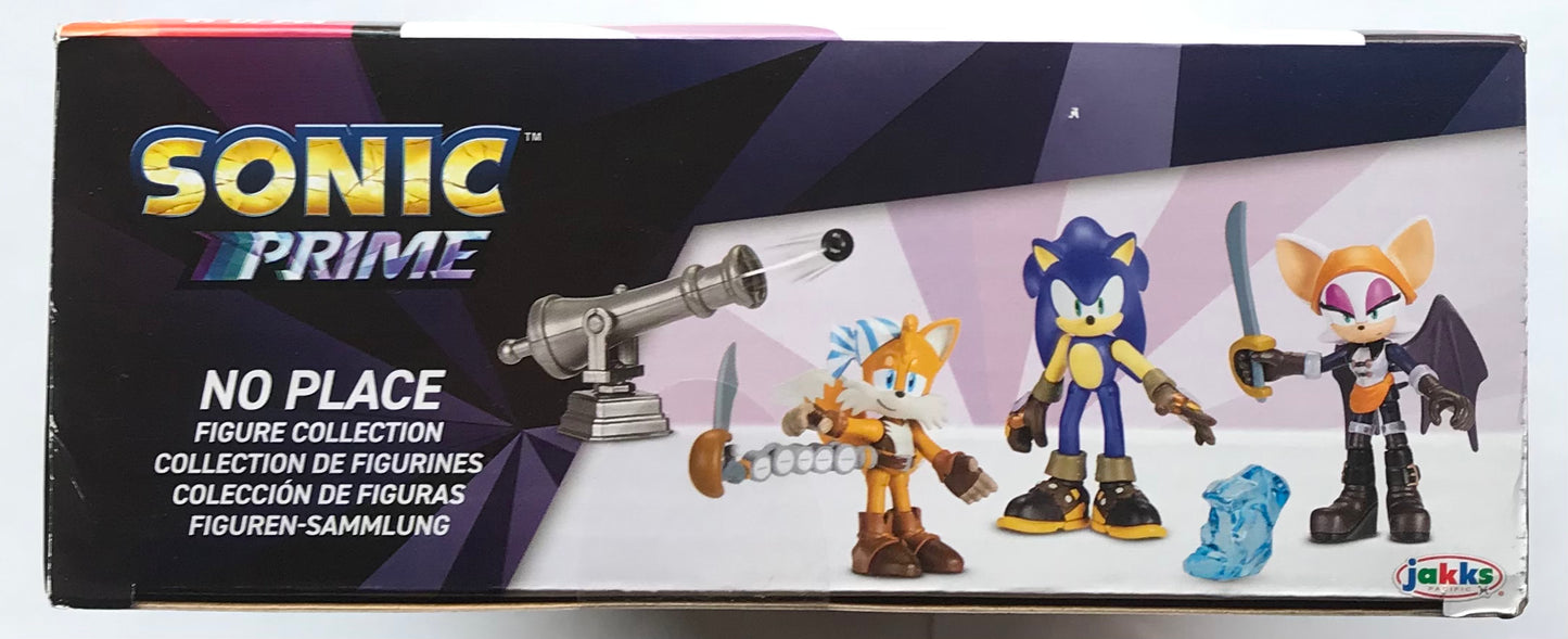 Jakks Netflix Sonic Prime No Place 3” In Figure Collection 3-Pack