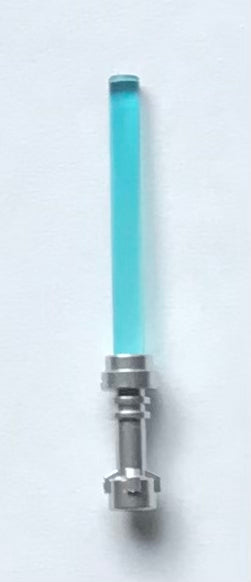 LEGO Star Wars Shiny Metallic Light Blue Lightsaber Hilt (Used)