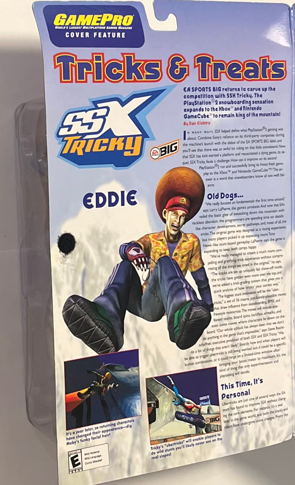 Joyride Studios SSX Tricky GamePro Series 1 Eddie Figure