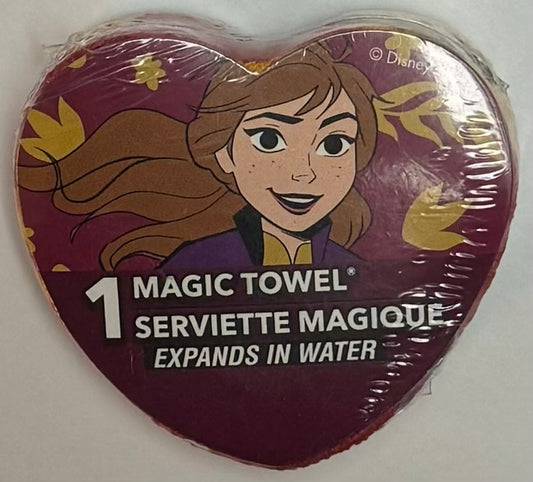 Peachtree Playthings Disney Princess Frozen Grinning Anna Magic Towel Serviette Magique (Expands in Water)