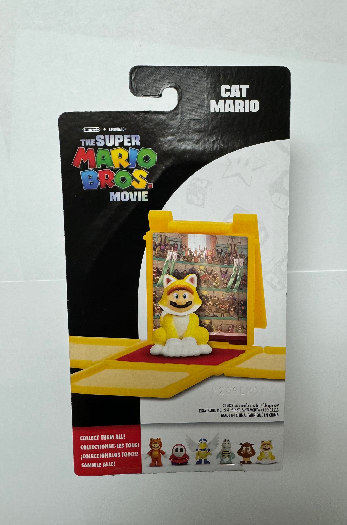 Jakks The Super Mario Bros. Movie Cat Mario Mini Figure