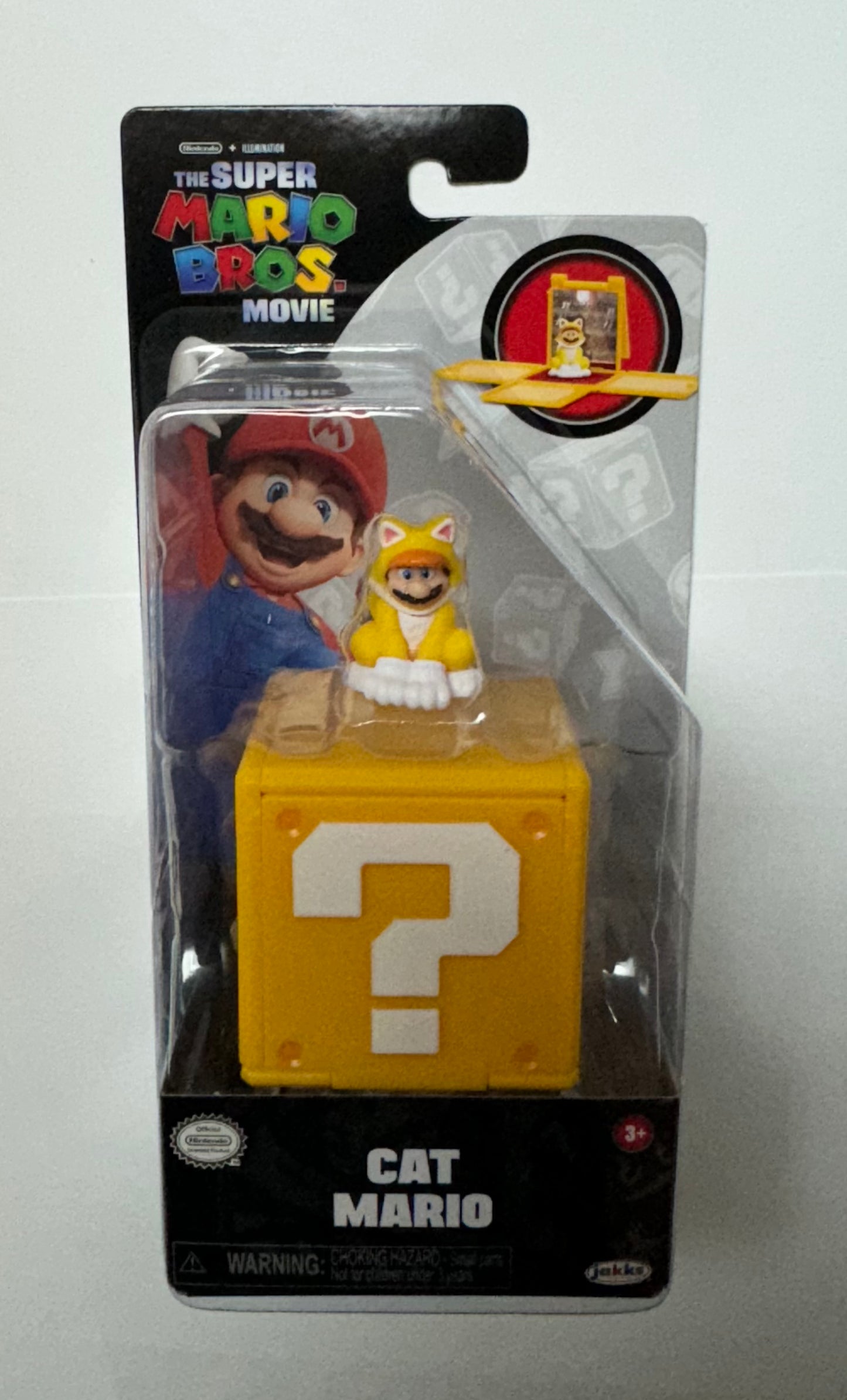 Jakks The Super Mario Bros. Movie Cat Mario Mini Figure