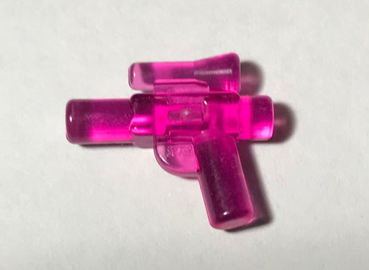 Prototype LEGO Star Wars Blaster with Scope 92738 (Translucent Pink) (Used)