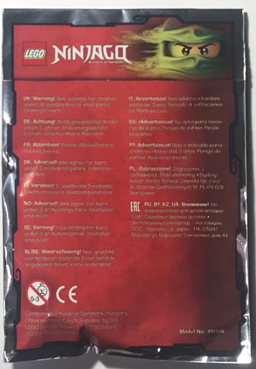 LEGO Ninjago Limited Edition Ming Minifigure Foil Pack Bag 891506