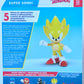 Jakks Sonic 2.5" Inch Wave 15 Classic Super Sonic Figure