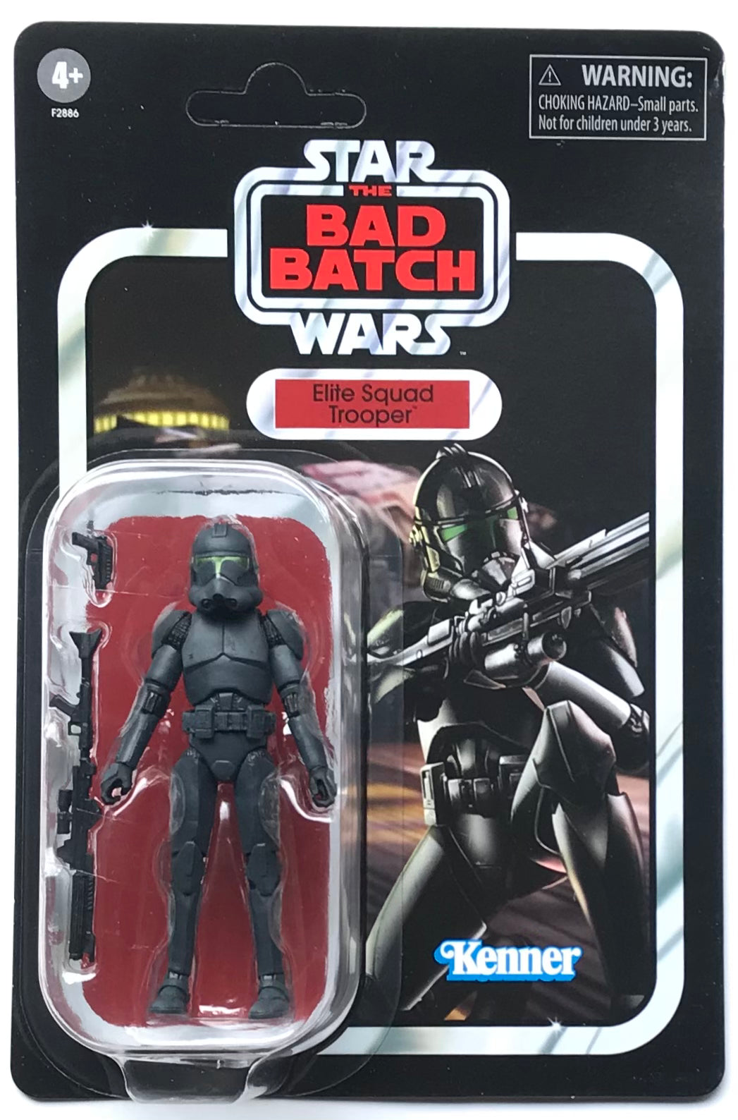 Unpunched Star Wars: The Bad Batch The Vintage Collection Elite Squad Trooper 3 3/4-Inch Kenner Figure