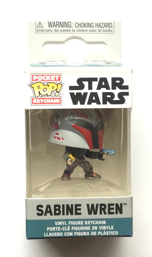 Pop! Star Wars: Ahsoka Sabine Wren Pocket Keychain