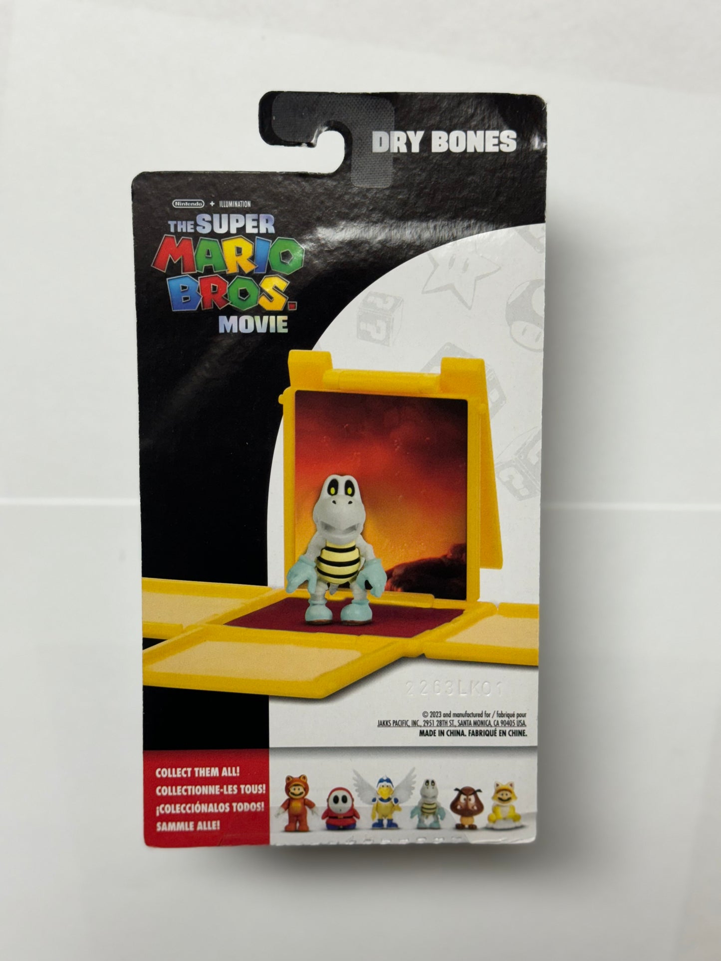 Jakks The Super Mario Bros. Movie Dry Bones Mini Figure