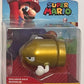Jakks Super Mario Exclusive Gold Edition Bullet Bill 2.5" Inch Figure Walgreens Wave 8