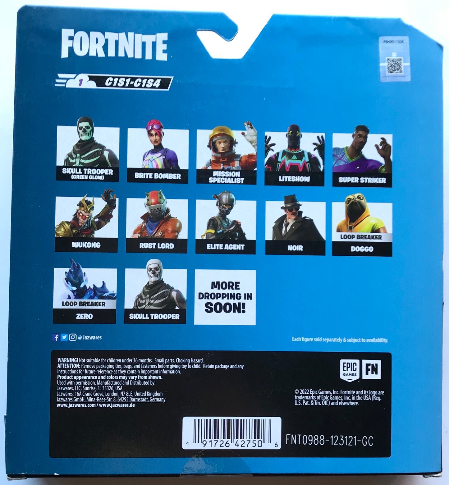 Jazwares Fortnite Legendary Micro Series 2.5” Inch Articulated Figure Squads Pack