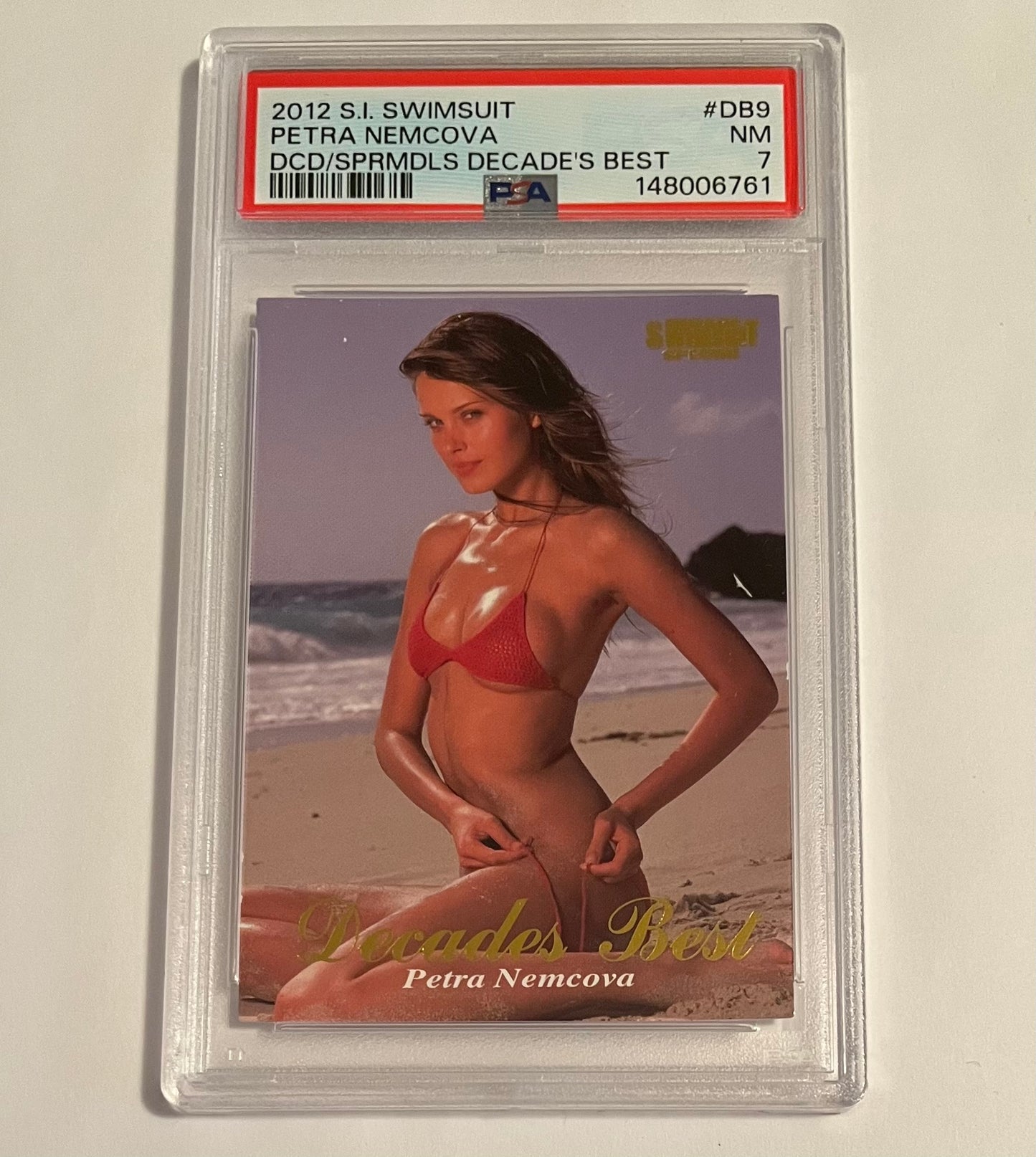 2012 Sports Illustrated Swimsuit Supermodels Decade’s Best Petra Němcová Card #DB9 NM (PSA 7)