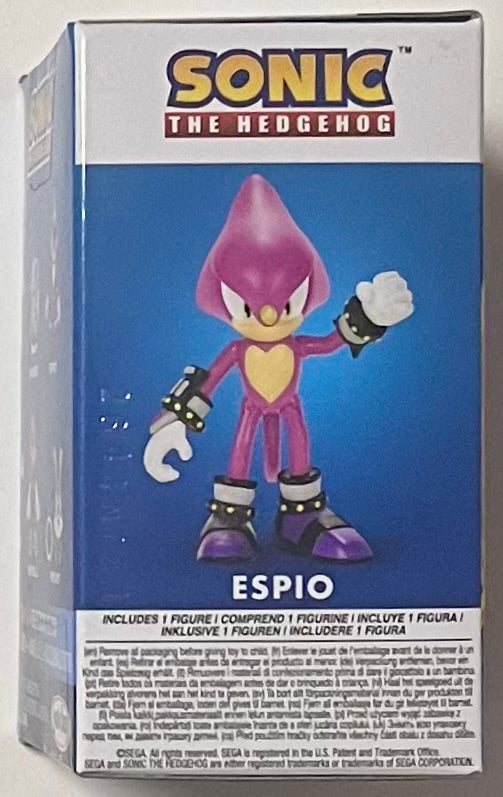 Jakks Sonic 2.5" Inch Boxed Espio Figure Wave 19 Checklane