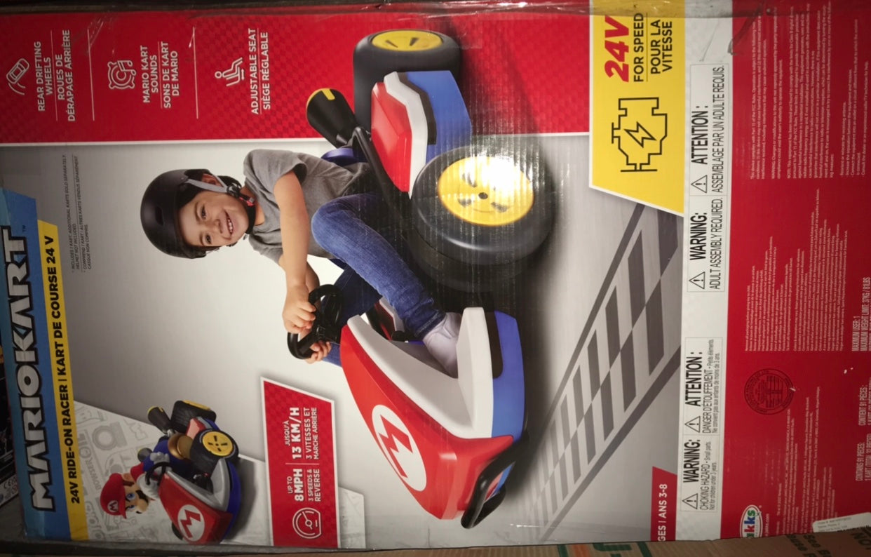 Jakks Pacific Mario Kart 24V Ride-On Racer (Pre-Order)