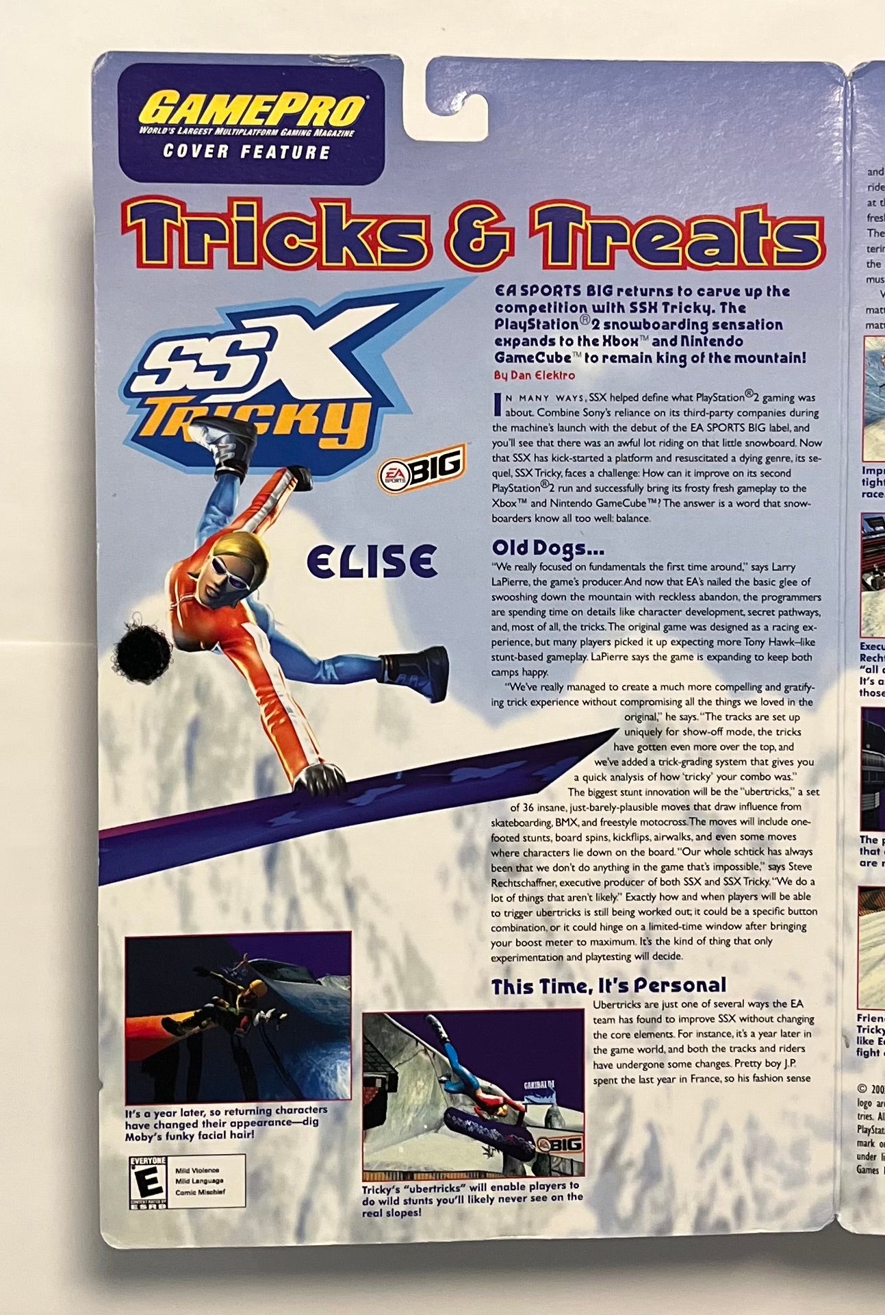 Joyride Studios SSX Tricky GamePro Series 1 Elise Figure Version 2 (B Condition)
