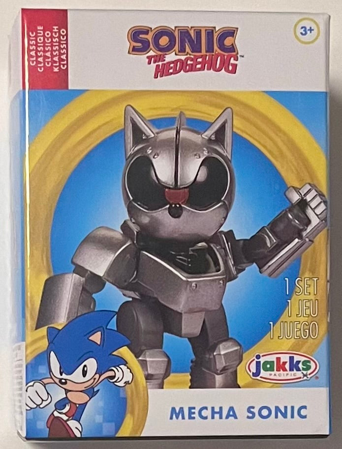 Jakks Sonic 2.5" Inch Boxed Mecha Sonic Figure Wave 17 Checklane
