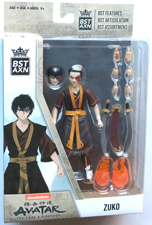 The Loyal Subjects BST AXN Avatar: The Last Airbender Zuko Action Figure with Accessories