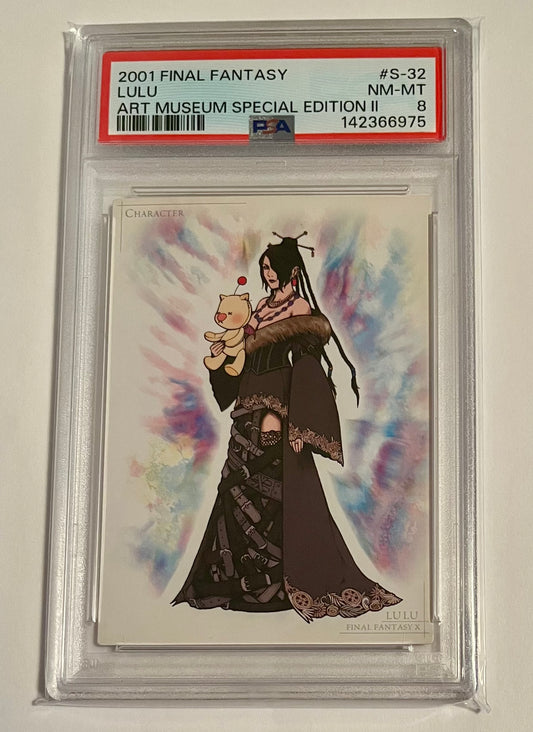 2001 Final Fantasy X Art Museum Lulu Special Edition II #S-32 NM-MT (PSA 8)