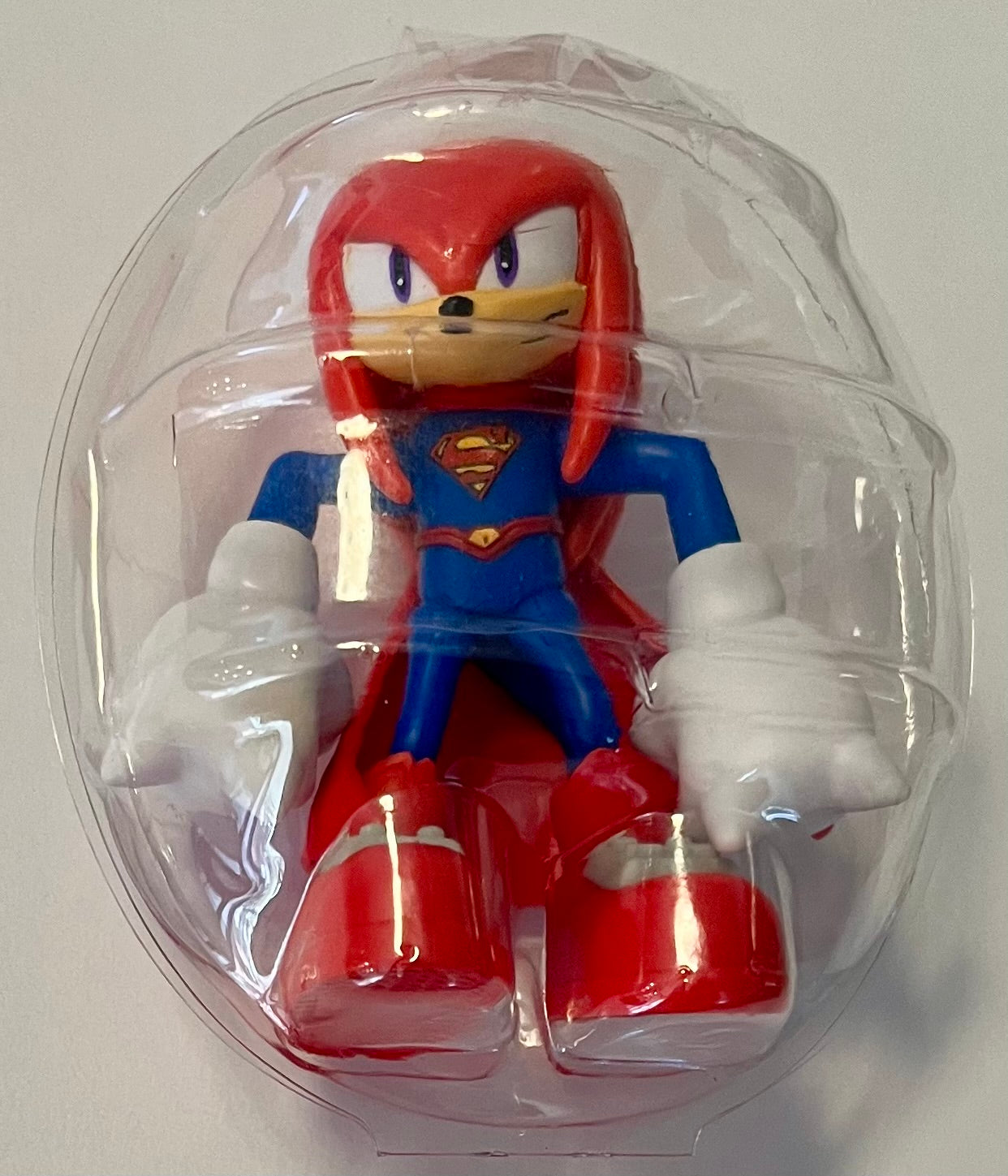 Jakks DC Sonic 2.5" Knuckles as Superman Articulated Figure Series 2