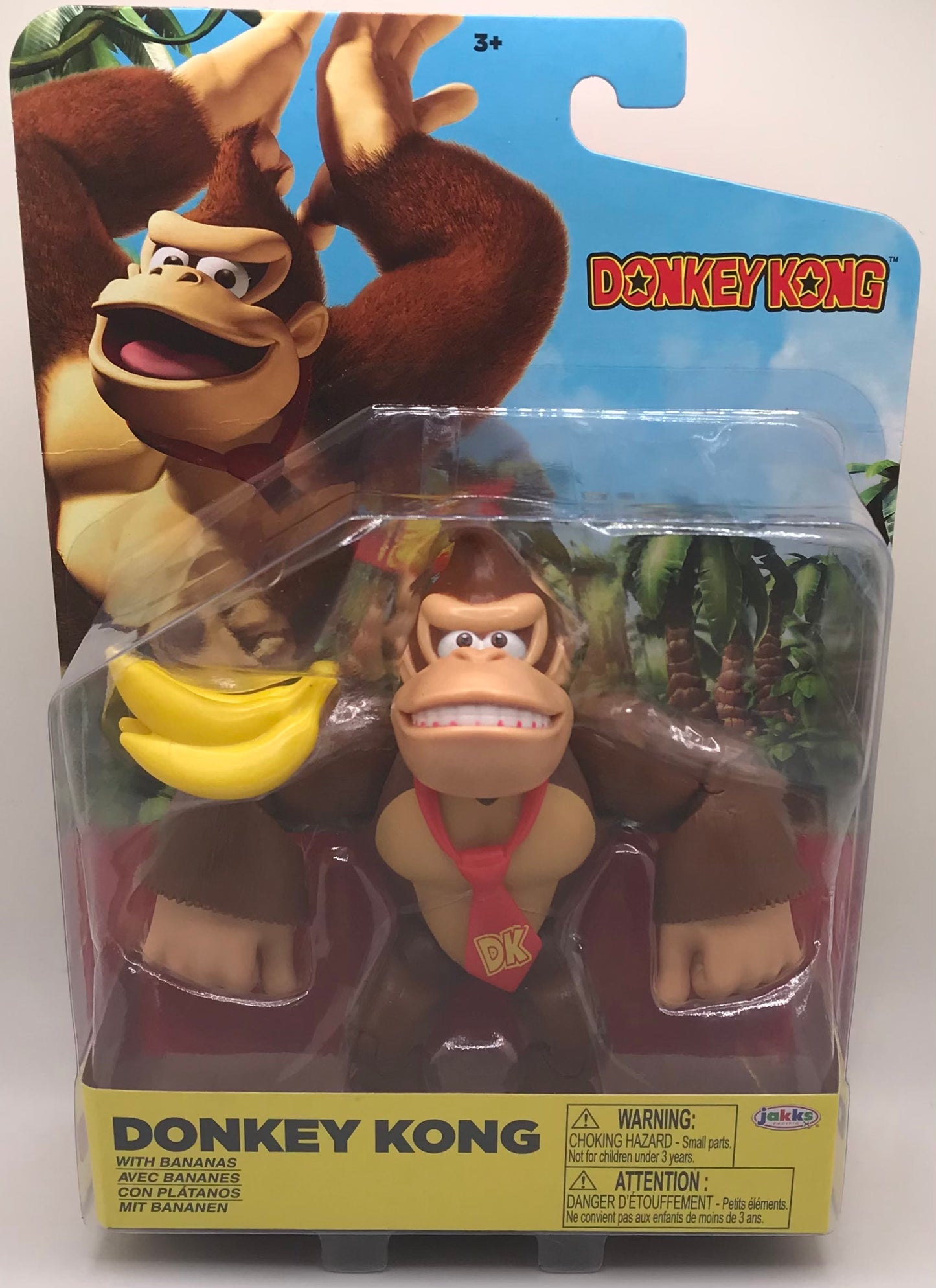 Jakks Pacific Donkey Kong 4" Inch Donkey Kong Action Figure