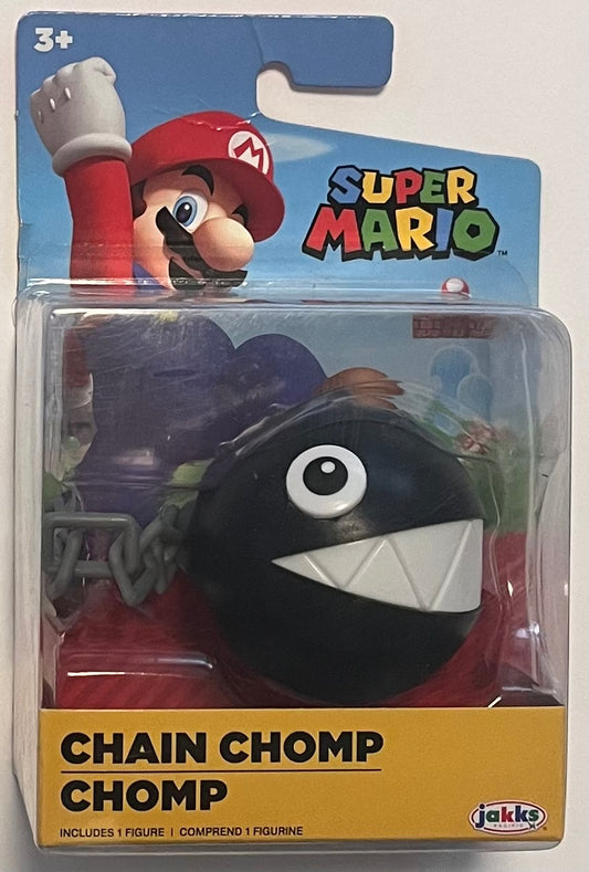 Jakks Super Mario Chain Chomp 2.5" Inch Figure Wave 37