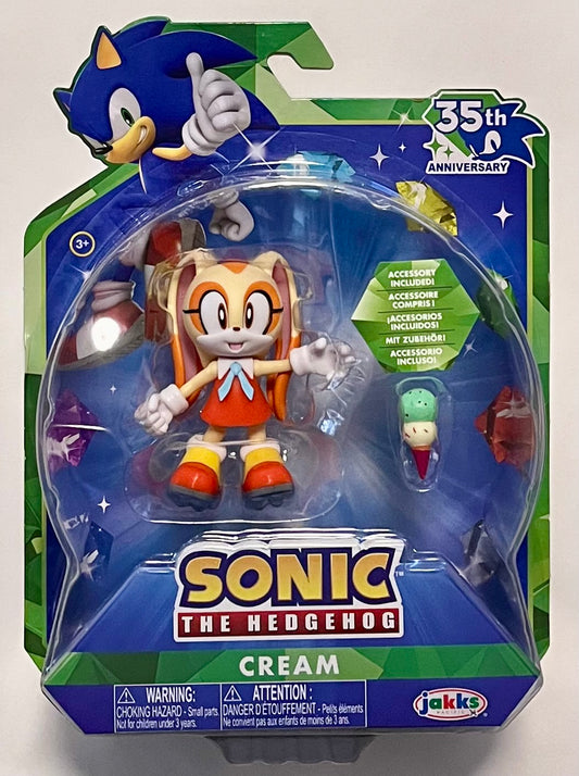 Jakks Sonic 4" Inch Wave 25 Cream Articulated Figure