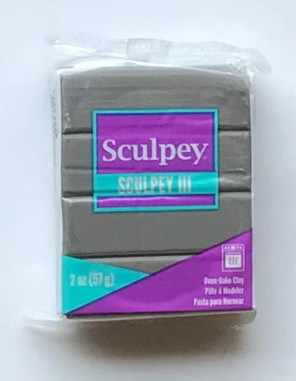 Sculpey III Oven-Bake Clay Elephant Gray
