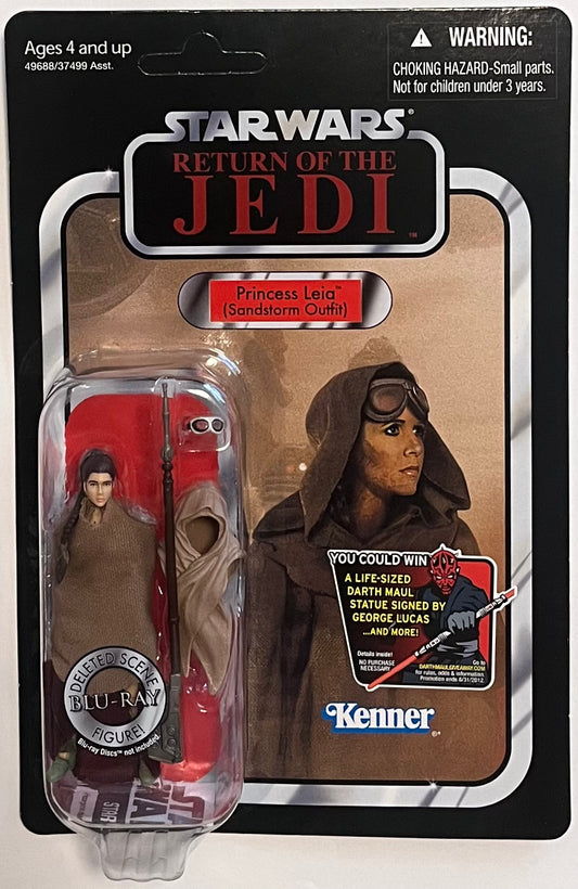 Star Wars The Vintage Collection Princess Leia (Sandstorm Outfit) VC88 Kenner Figure Return of the Jedi Unpunched