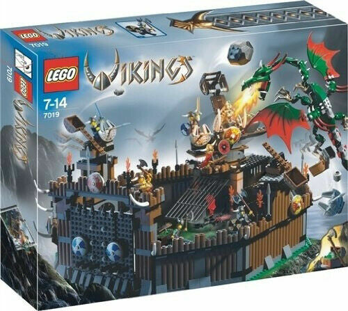 LEGO Vikings Viking Fortress Against the Fafnir Dragon Set 7019