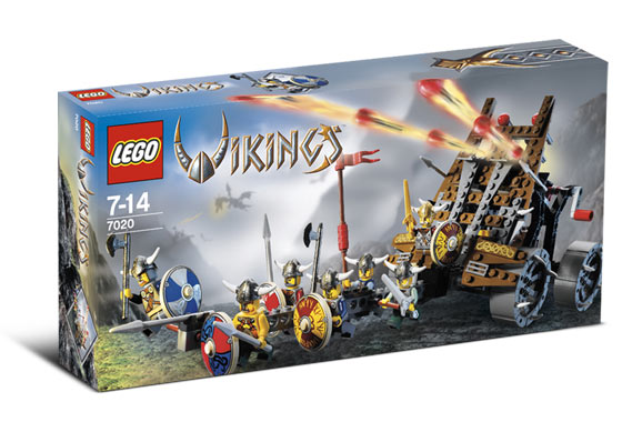 LEGO Vikings Army of Vikings with Heavy Artillery Wagon Set 7020