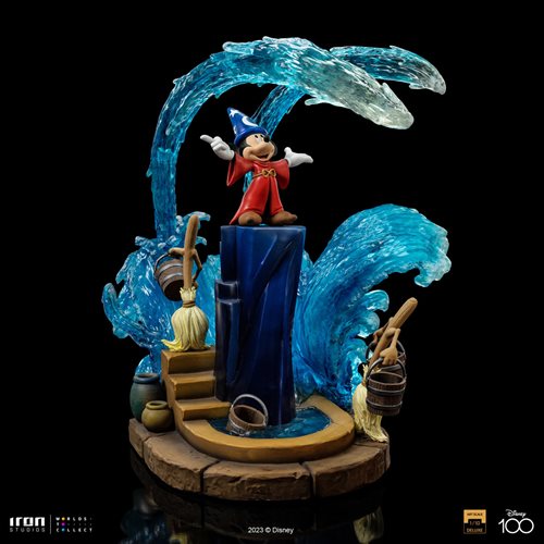 (Pre-Order) Iron Studios Disney Fantasia Sorcerer's Apprentice Mickey Deluxe Art Scale Limited Edition 1:10 Statue